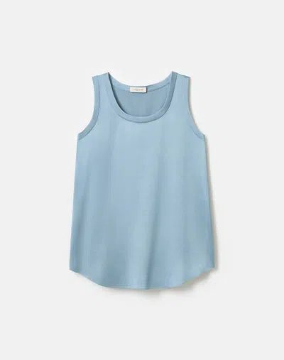 LAFAYETTE 148 SILK CHARMEUSE REVERSIBLE PERLA BLOUSE