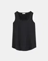 Lafayette 148 Silk Charmeuse Reversible Perla Blouse In Pencil Grey