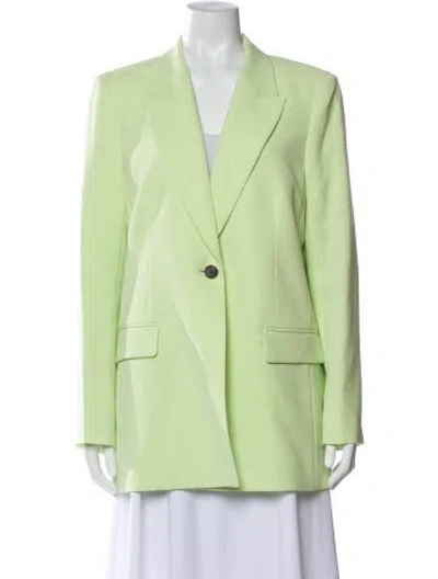 Pre-owned Lafayette 148 Silk Coat W/ Tags In Green