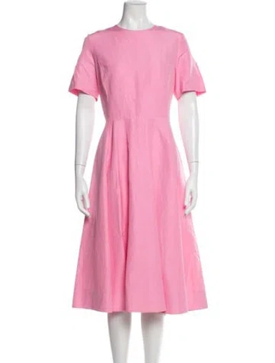 Pre-owned Lafayette 148 Silk Dress Set In Pink
