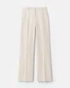 Lafayette 148 Plus-size Finesse Crepe Gates Pant In Pearl