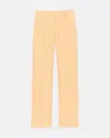 Lafayette 148 Silk-linen Gates Pant In Straw