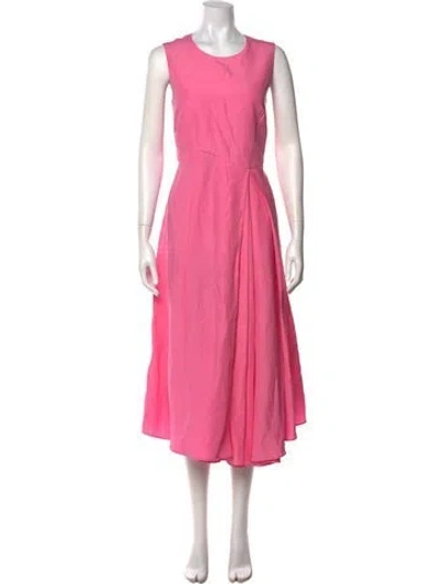 Pre-owned Lafayette 148 Silk Long Dress W/ Tags In Multi
