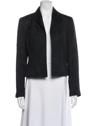 Pre-owned Lafayette 148 Silk Patterned Blazer W/ Tags In Multi
