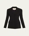 Lafayette 148 Single-breasted Tailored Blazer In Black