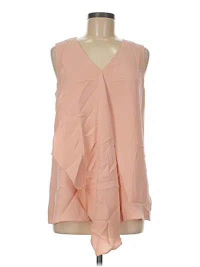 Pre-owned Lafayette 148 Sleeveless Blouse In Pink