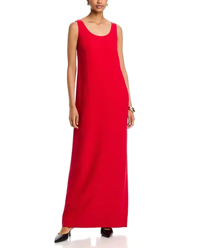 Lafayette 148 Sleeveless Maxi Dress In Red