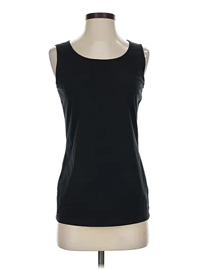 Pre-owned Lafayette 148 Sleeveless T-shirt In Black