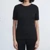 Lafayette 148 Cashmere Mock Sweater In Black In Black
