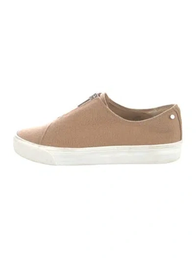 Pre-owned Lafayette 148 Sneakers In Neutral