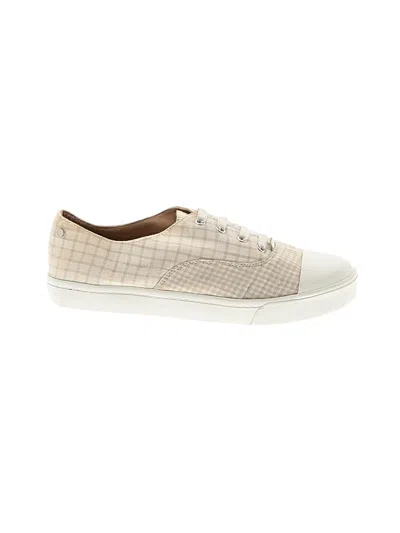 Pre-owned Lafayette 148 Sneakers In Tan