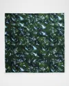 Lafayette 148 Splattered Glaze Silk Twill Square Scarf