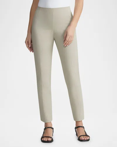 LAFAYETTE 148 STANTON CROPPED TECHNO STRETCH TWILL PANTS