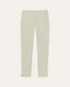 Lafayette 148 Petite Stretch Twill Stanton Pant In Khaki