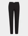 Lafayette 148 Sateen Stanton Pant In Black