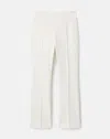Lafayette 148 Stretch Cotton Twill Flared Ankle Pant In Neutral