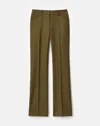 Lafayette 148 Wool Cashmere Double Face Jersey Barrel Leg Pant In Gold
