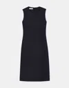 Lafayette 148 Stretch Wool Sheath Dress In Black