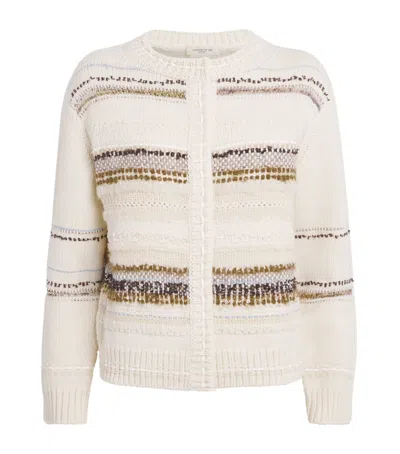 LAFAYETTE 148 STRIPE CARDIGAN