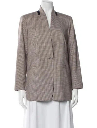 Pre-owned Lafayette 148 Striped Blazer