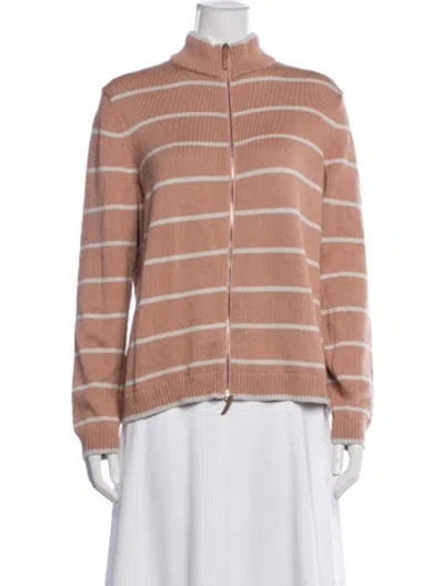 Pre-owned Lafayette 148 Striped Jacket In Multicolor