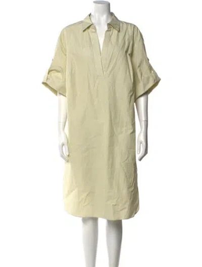 Pre-owned Lafayette 148 Striped Knee-length Dress W/ Tags In Neutral