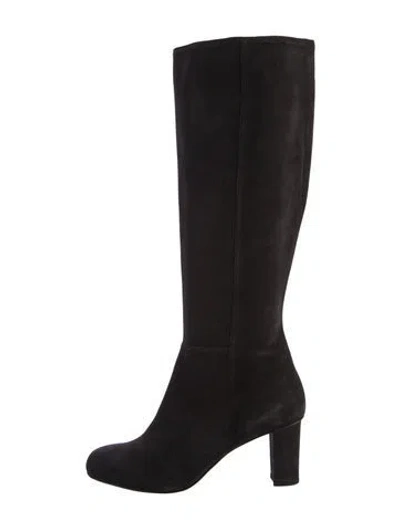 Pre-owned Lafayette 148 Suede Boots In Brown