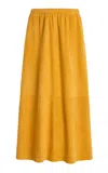 Lafayette 148 Suede Midi Skirt
