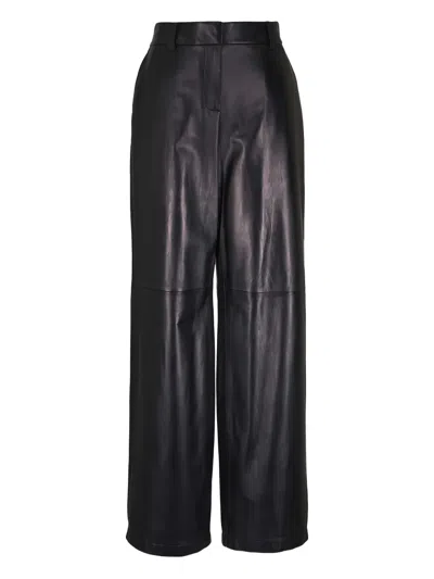 Lafayette 148 Sullivan Panelled Trousers In Black