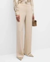 Lafayette 148 Sullivan Wide Leg Pants In Pebble