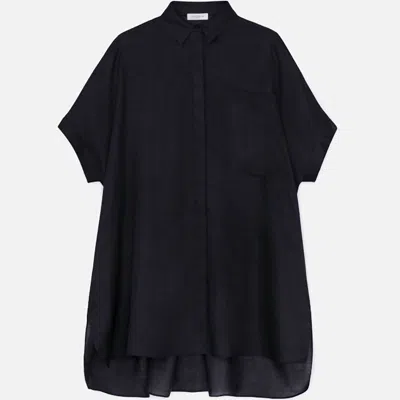 Lafayette 148 Sustainable Voile Oversized Shirt In B In Beige