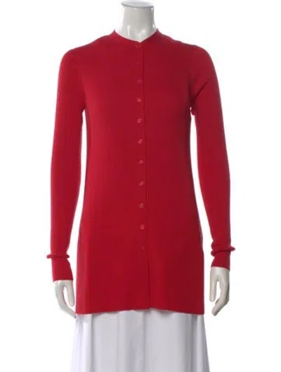 Pre-owned Lafayette 148 Sweater In Red
