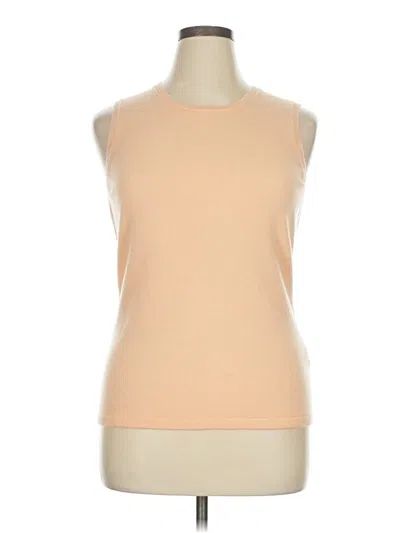 Pre-owned Lafayette 148 Sweater Vest In Brown