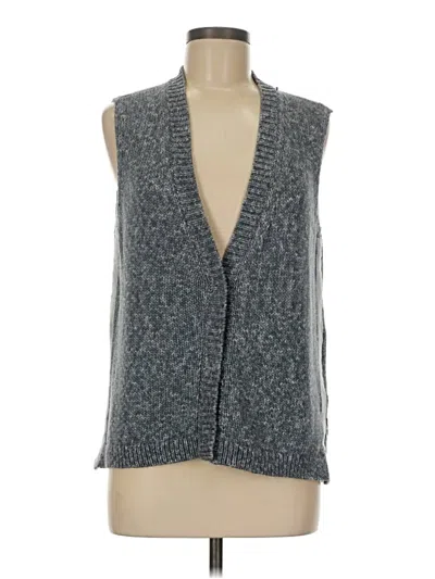 Pre-owned Lafayette 148 Sweater Vest In Gray