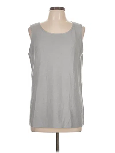 Pre-owned Lafayette 148 Sweater Vest In Gray