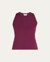 Lafayette 148 Swiss Cotton Rib Racerback Tank