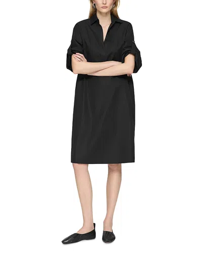 LAFAYETTE 148 TAB SLEEVED POPOVER DRESS