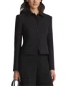 Lafayette 148 Tailored Cropped Jacket In Black