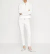 Lafayette 148 Techno Stretch Twill Stanton Pant In Seasalt