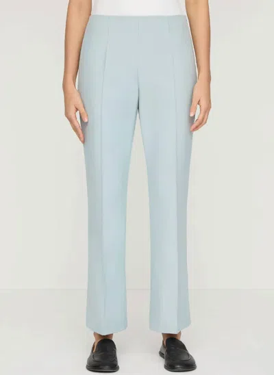 Lafayette 148 Techno Stretch Twill Vesey Flared Ankle Pant In Blue Dust