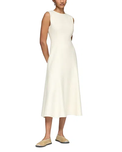 Lafayette 148 Textured Midi Dress In Cloud
