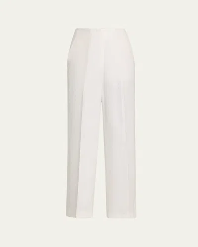 LAFAYETTE 148 THAMES WIDE-LEG LINEN PANTS