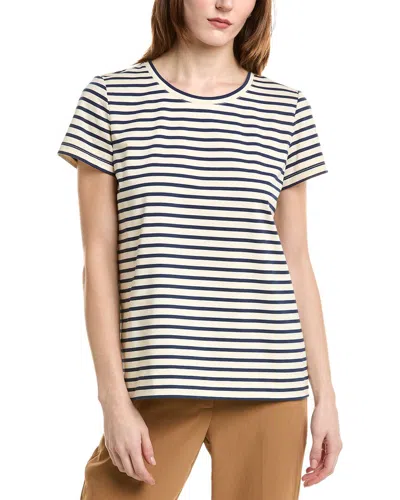 Lafayette 148 The Modern T-shirt In Multi
