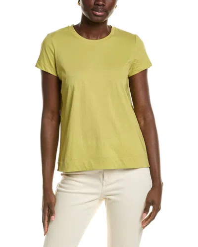 Lafayette 148 The Modern T-shirt In Green