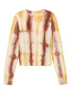 Lafayette 148 Cashmere Hand Dyed Crewneck Pullover Sweater In Neutral