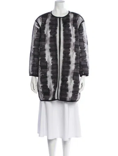 Pre-owned Lafayette 148 Tie-dye Print Coat In Multi