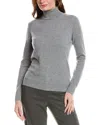 Lafayette 148 Turtleneck Sweater With Lurex In Gray