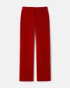 Lafayette 148 Velvet Gates Pant In Red