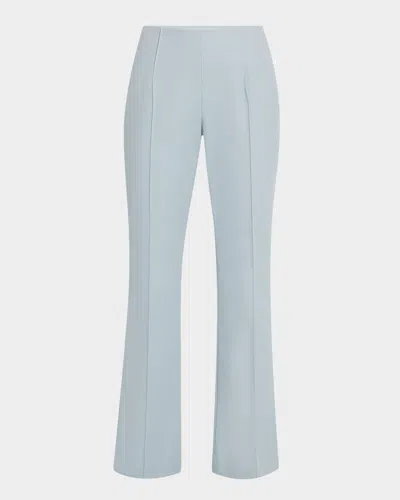 Lafayette 148 Vesey Seamed Flare-leg Crop Pants