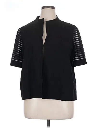 Pre-owned Lafayette 148 Vest In Black